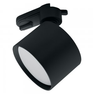 Чёрный однофазный трековый светильник под лампу GX53 «AL159»