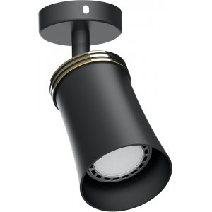 Чёрный накладной поворотный светильник спот «ML221»
