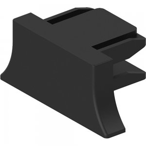 Чёрная заглушка для однофазного шинопровода «LD1011»