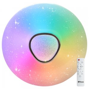 Светодиодная потолочная люстра 60Вт RGB с пультом д/у «Rainbow AL5777»
