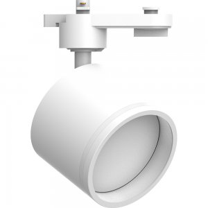 Белый однофазный трековый светильник под лампу GX53 «AL163»