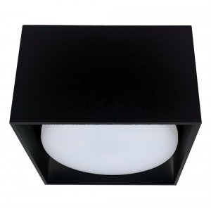 Чёрный накладной прямоугольный светильник «HL360»