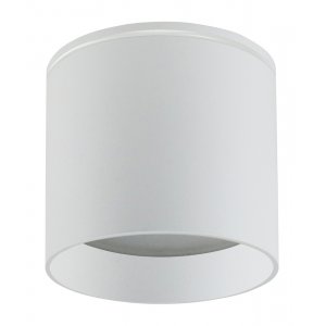 Белый накладной потолочный светильник цилиндр с влагозащитой IP44 «HL363»