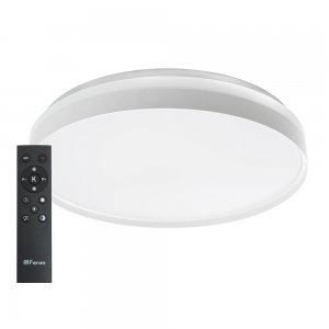 Белый потолочный светильник Ø50см 80Вт с пультом «Simple matte AL6230»