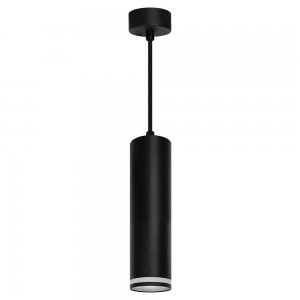 Чёрный подвесной светильник цилиндр «Barrel ML1708»