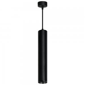 Чёрный подвесной светильник цилиндр «Barrel ML1768»