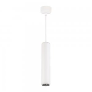 Белый подвесной светильник цилиндр с антибликовой сеточкой «Barrel ECHO levitation»