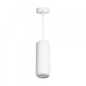 Белый подвесной светильник цилиндр с антибликовой сеточкой «Barrel ECHO levitation»