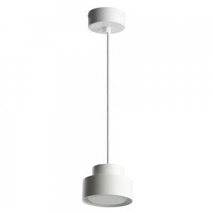 Белый подвесной светильник «Barrel AURA levitation»