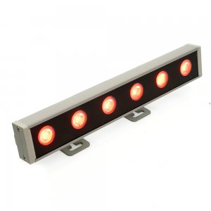 Светодиодный линейный прожектор для подсветки стен, красный, 250*40*25mm, 6W DC24V, IP65 «LL-893»