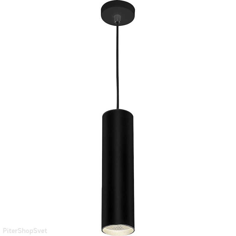 Чёрный подвесной светильник «Barrel HL530» 32480