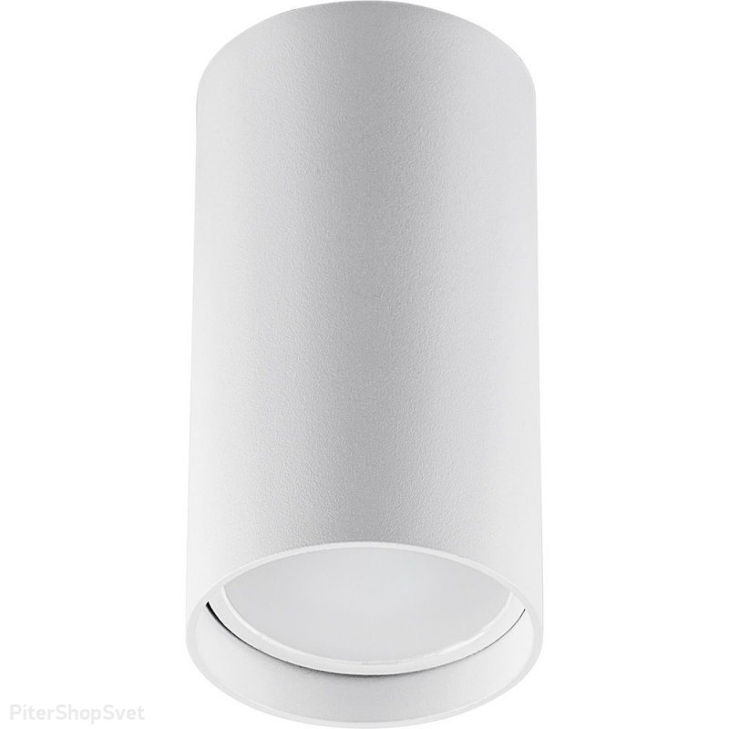 Белый накладной потолочный светильник цилиндр «ML176» 40509