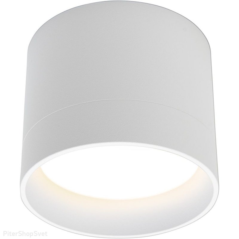 Белый накладной потолочный светильник цилиндр «HL353» 41281