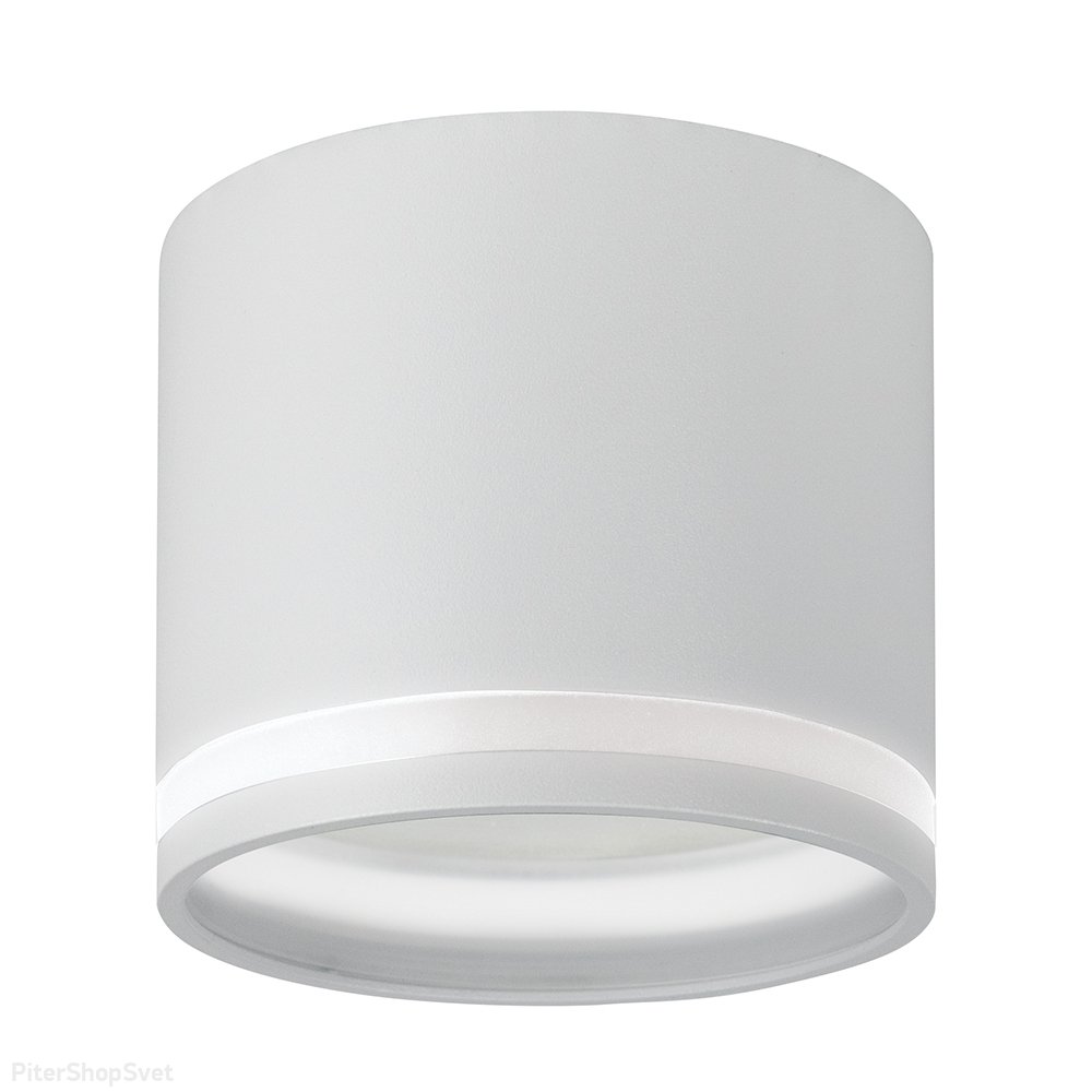 Белый накладной потолочный светильник цилиндр «HL362» 41996