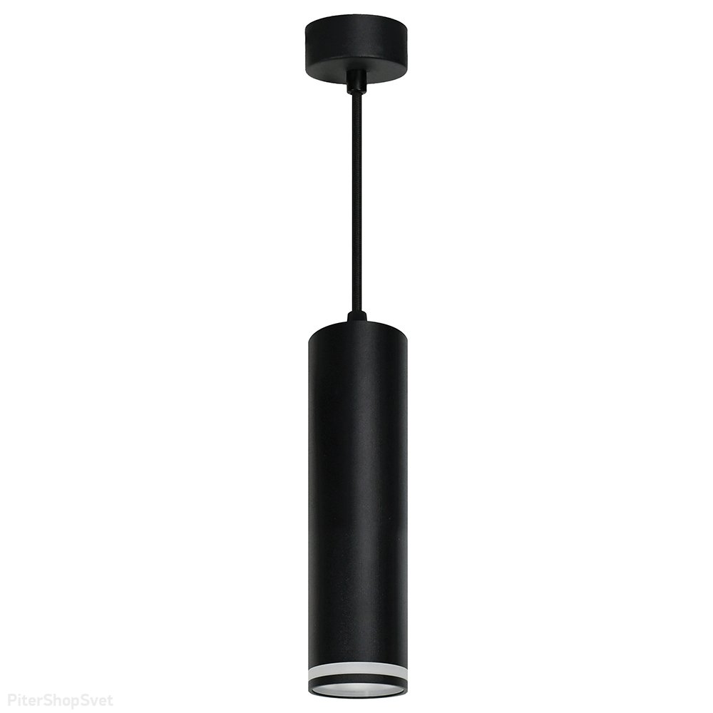 Подвесной светильник цилиндр, чёрный «Barrel ML1708» 48082