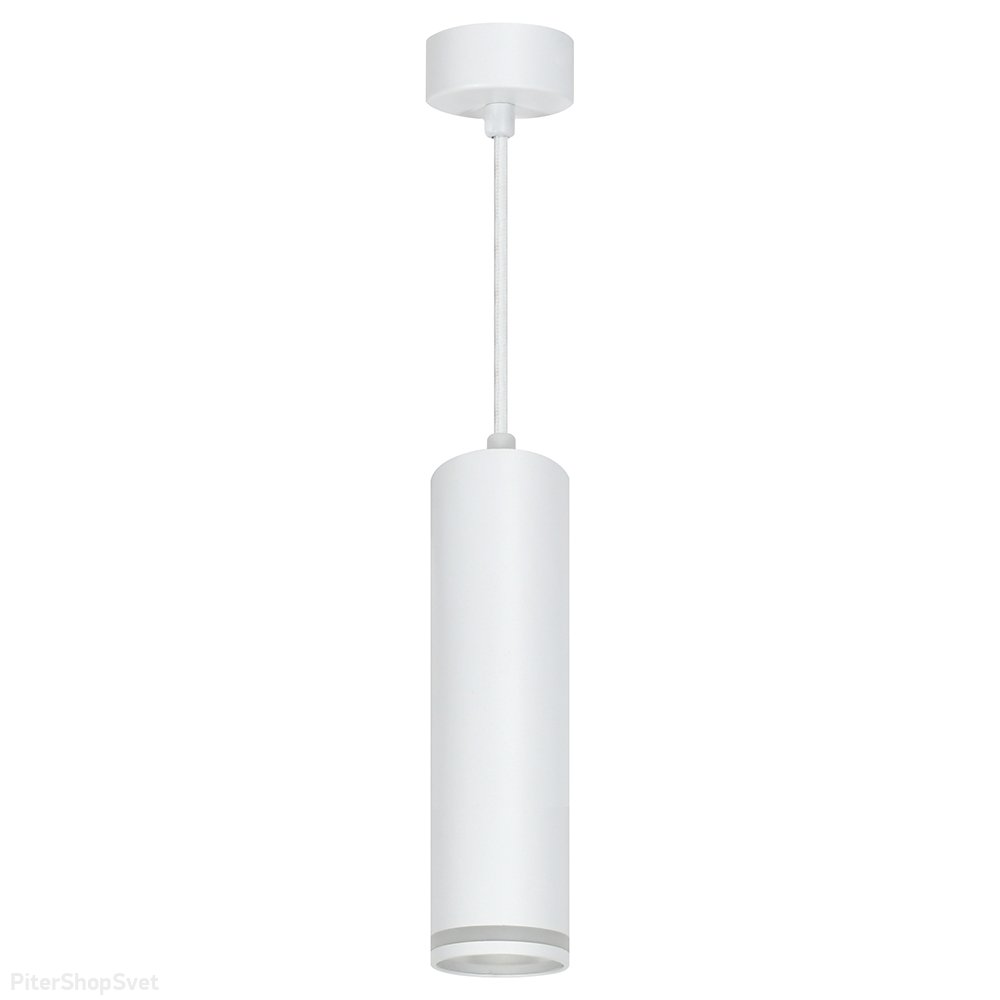 Белый подвесной светильник цилиндр «Barrel ML1708» 48083