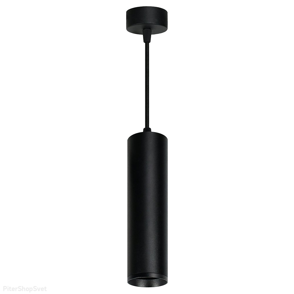 Подвесной светильник цилиндр, чёрный «Barrel ML1768» 48086