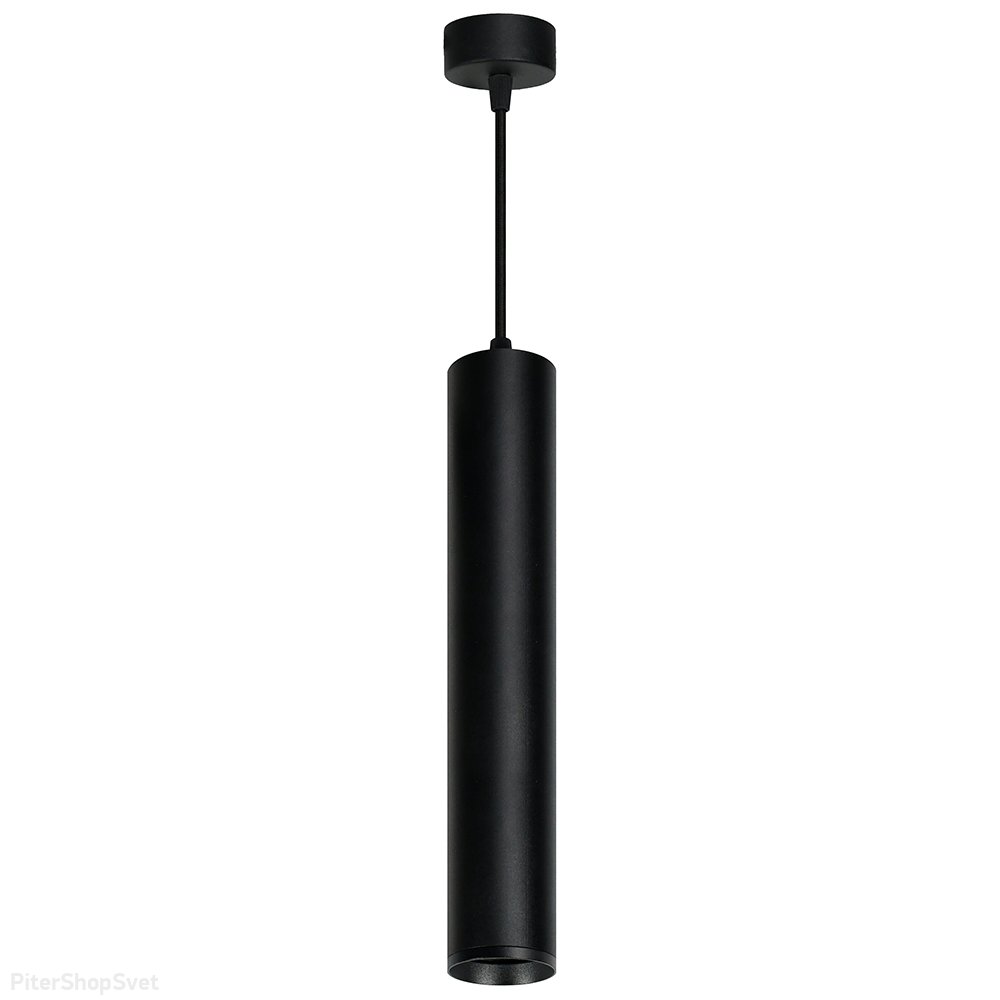 Чёрный подвесной светильник цилиндр «Barrel ML1768» 48088