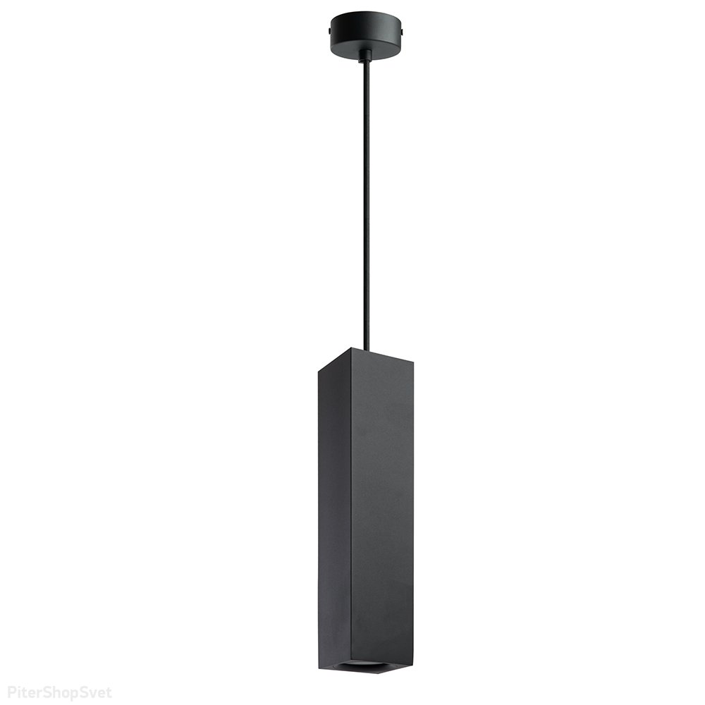 Чёрный прямоугольный подвесной светильник «Barrel QUAD levitation» 48431