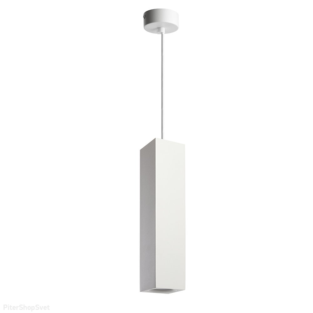 Белый прямоугольный подвесной светильник «Barrel QUAD levitation» 48432