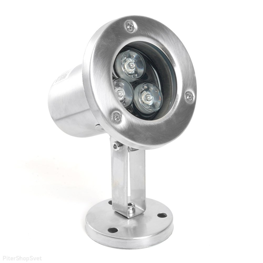Подводный накладной поворотный светильник для акцентной подсветки 3Вт 6400К IP68 «LL-822» 48455