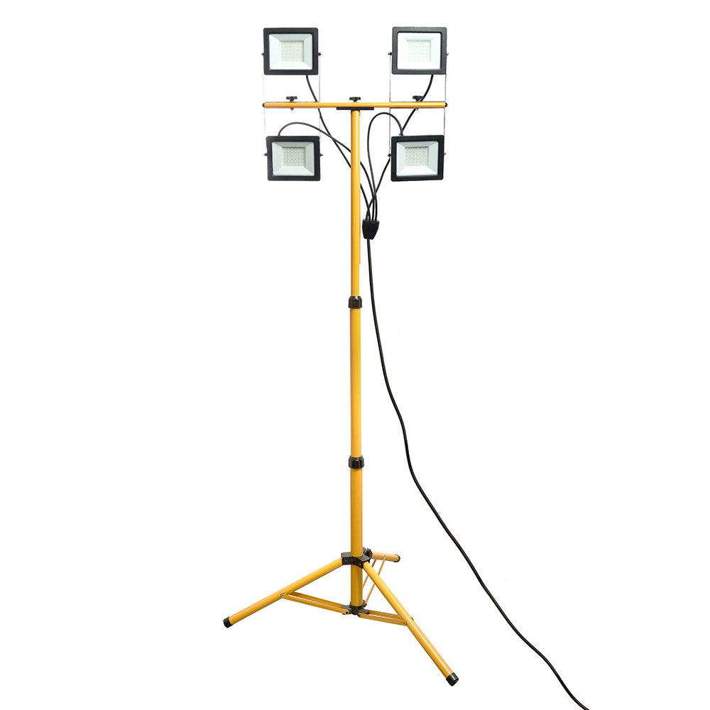 Светодиодный прожектор на штативе IP65 4*50W 6400K «LL-506» 48507