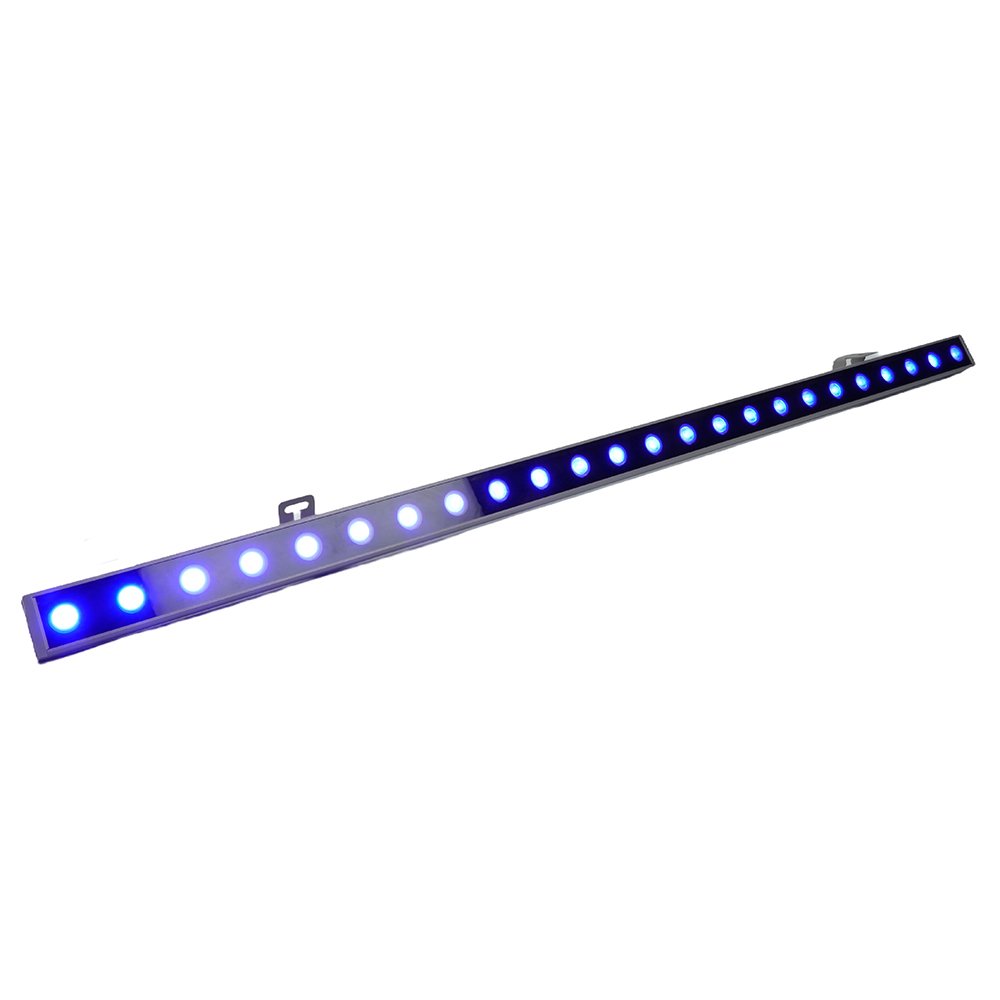 Светодиодный линейный прожектор для подсветки стен, синий 970*40*25mm, 24W DC24V, IP65 «LL-893» 51562