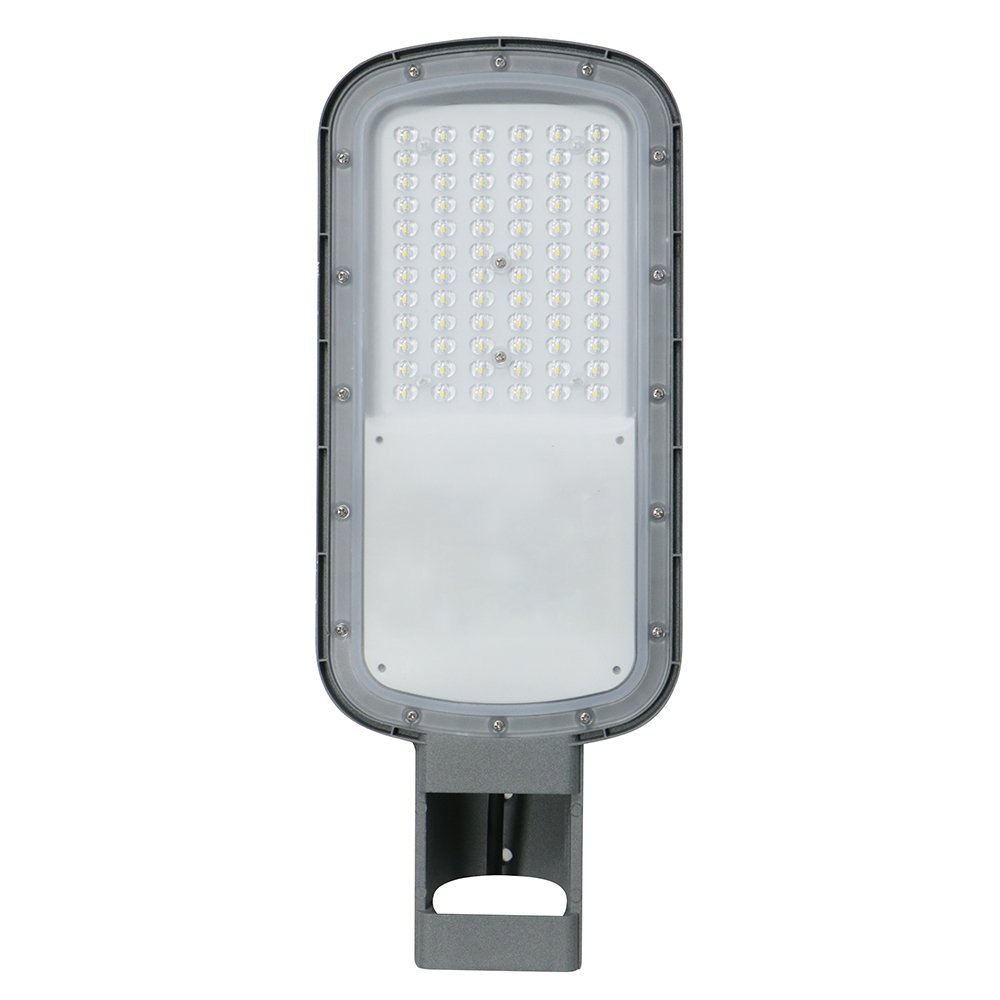 Светодиодный уличный консольный светильник 50W 5000K AC90-300V, серый «SP3070» 51797