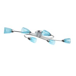 Потолочная люстра FR5104-CL-06-BL «Flash»