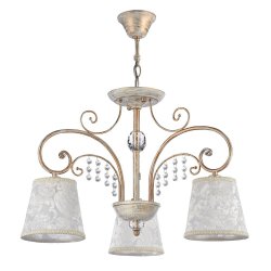 Трёхрожковая подвесная люстра FR2406-PL-03-WG «Lorette»