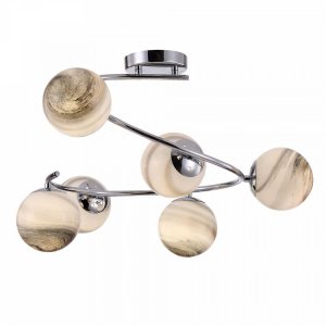 Потолочная люстра спираль с планетами «Galaxy»