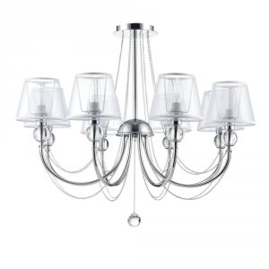 Потолочная люстра на штанге FR5661-PL-08-CH «Beverly»