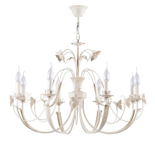 Подвесная люстра с бабочками «Farfalla» FR3043-PL-08-BG