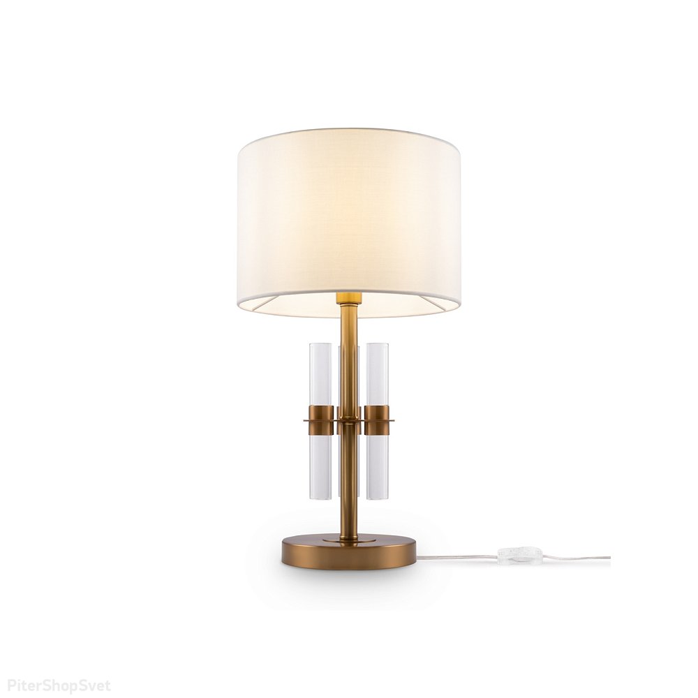Настольная лампа, латунь/белый «Lino» FR5186TL-01BS