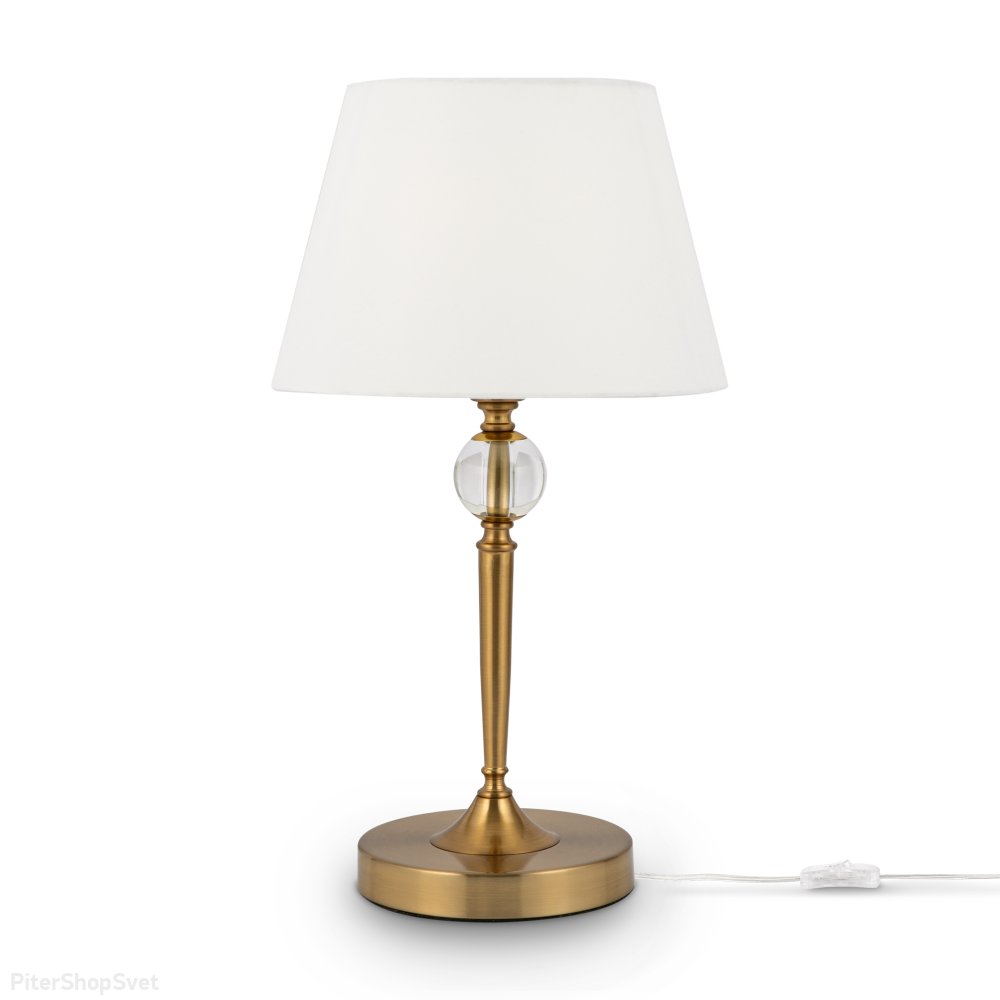 настольная лампа с абажуром конус «Rosemary» FR5190TL-01BS1