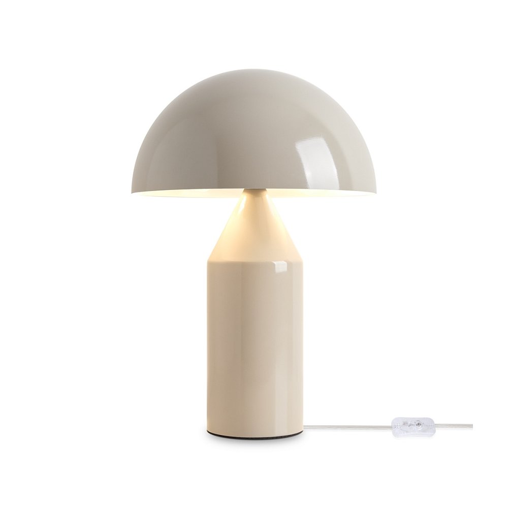 Кремовая настольная лампа с купольным плафоном «Eleon» FR5218TL-02CR