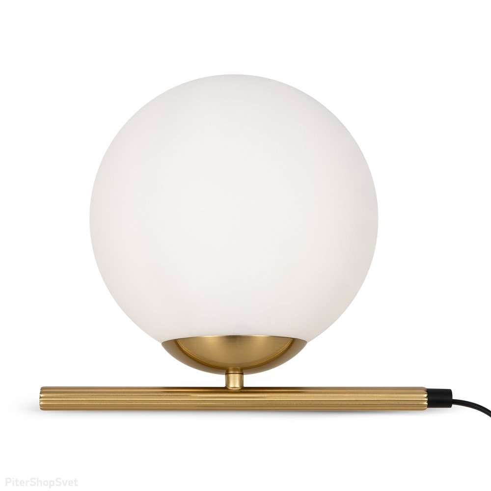 Настольная лампа с плафоном шар 20см «Blossom» FR5259TL-01BS