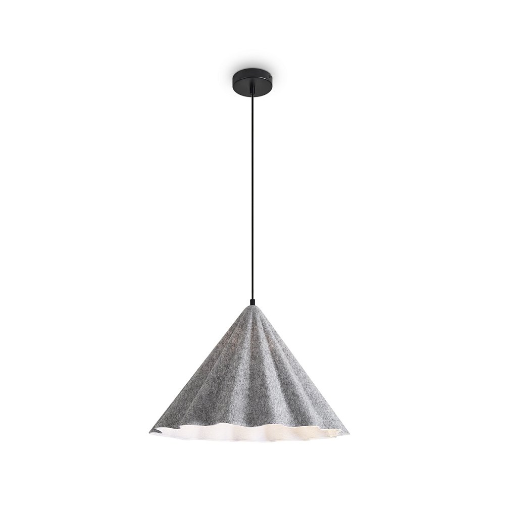 Фетровый подвесной светильник «Felt Acoustic» FR5479PL-01GR