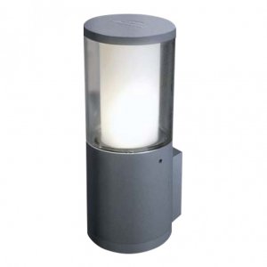 Серый настенный светильник с влагозащитой «CARLO WALL»