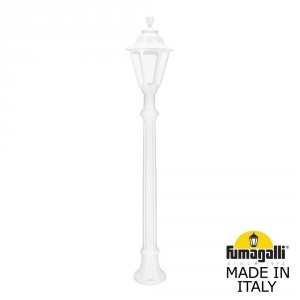 Белый фонарный столб 150 см «RUT ALOE.R»