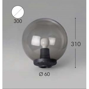 Плафон в форме шара для светильников Fumagalli G30.B30.000.AX.E27 «GLOBE 300 GLASSIC»