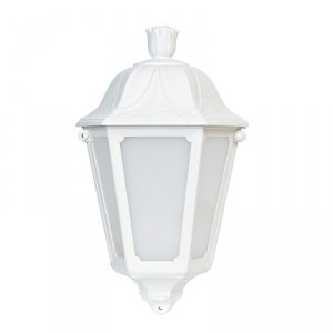 Белый настенный уличный светильник «DARIA»