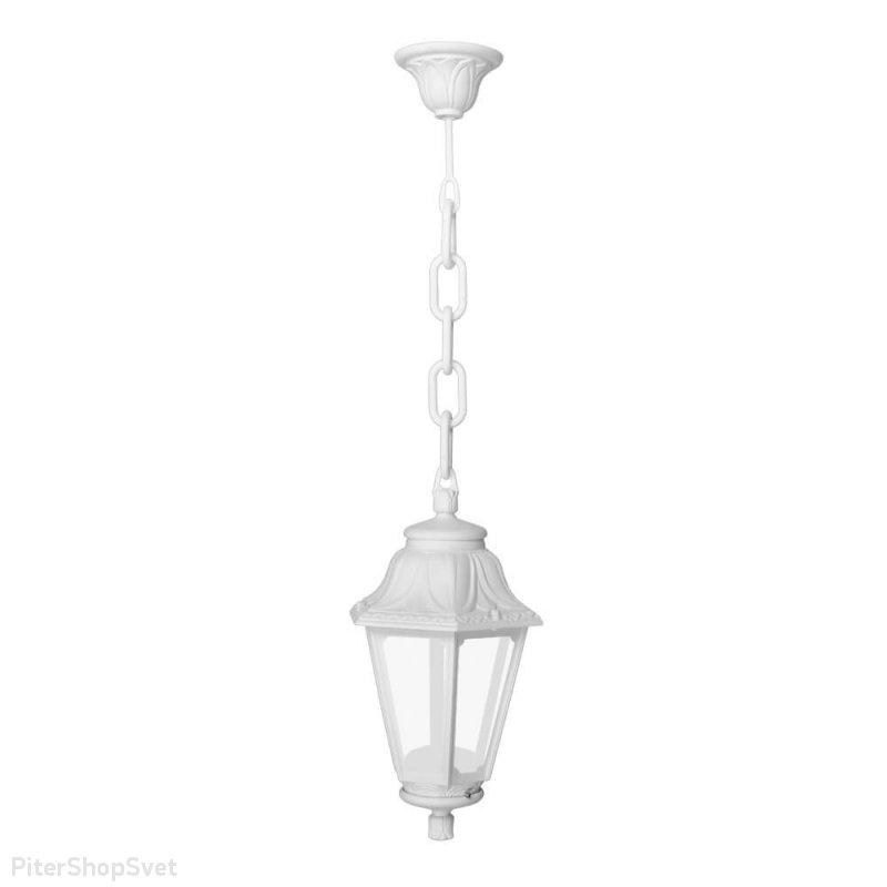 Белый уличный подвесной светильник «ANNA SICHEM» E22.120.000.WXF1R