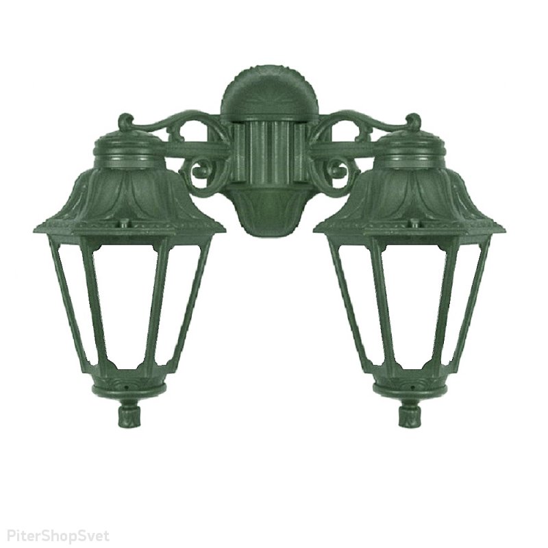 Двойной уличный настенный светильник «PORPORA/ANNA» E22.141.000.VYF1R