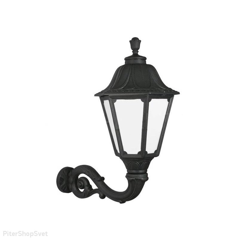 Чёрный уличный настенный фонарь «NOEMI ADAM» E35.171.000.AYE27