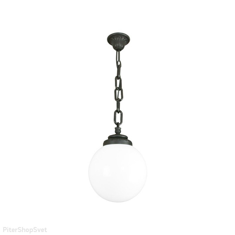 Уличный подвесной светильник с плафоном в форме шара «GLOBE 300 SICHEM» G30.120.000.AY.E27