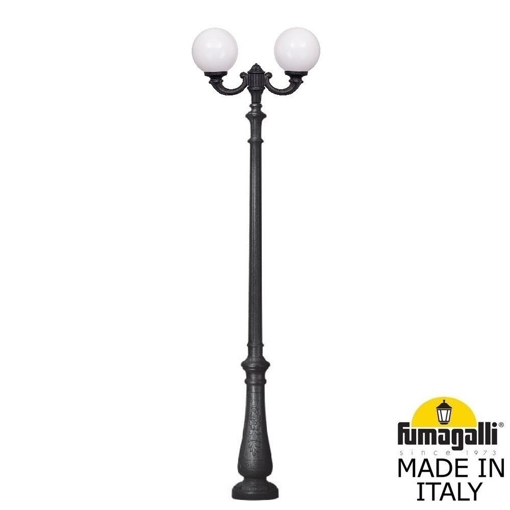 2,9м уличный фонарный столб на 2 фонаря шар 300см «NEBO OFIR/GLOBE 300 2L» G30.202.R20.AYE27