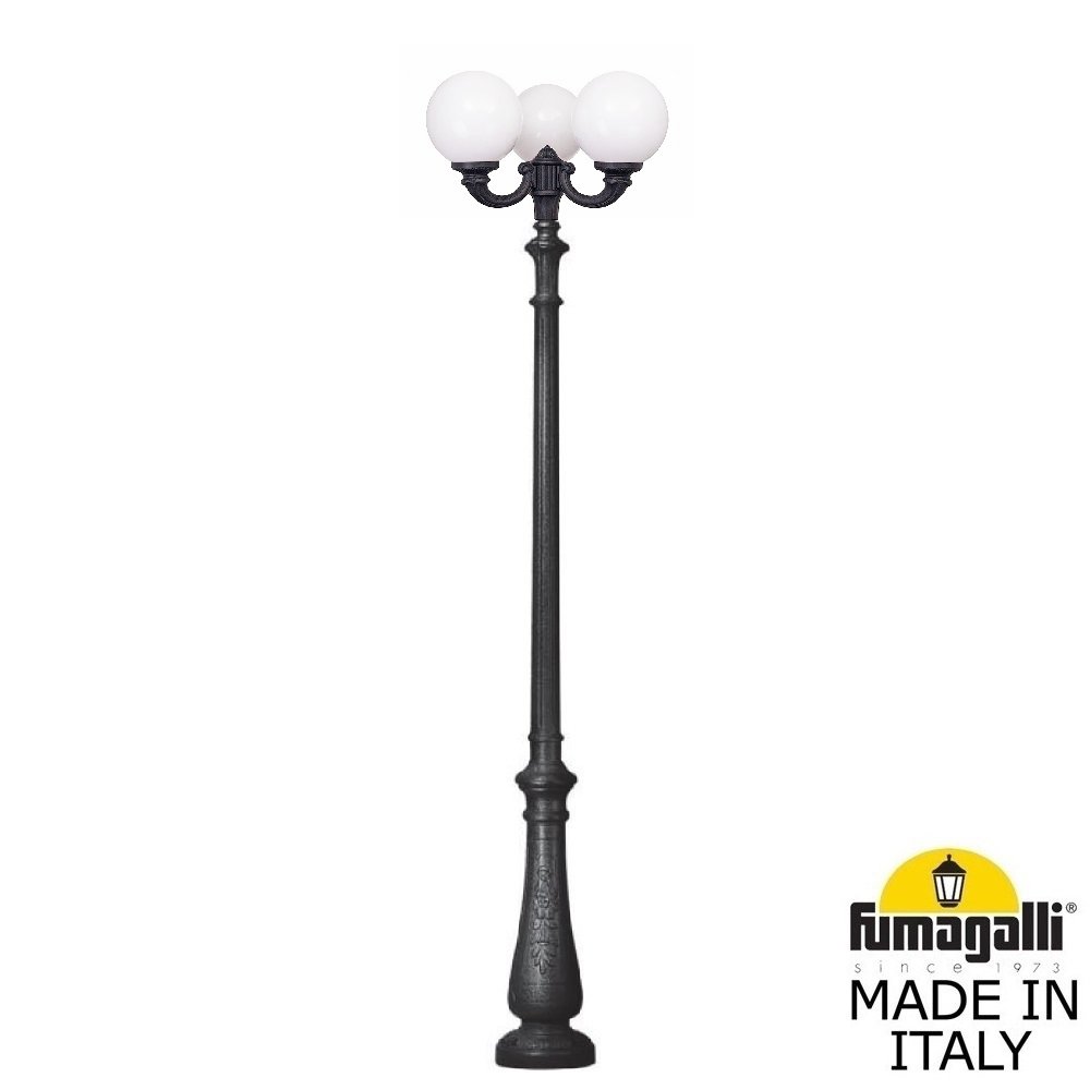 Уличный фонарный столб на 3 фонаря 2,9м «NEBO OFIR/GLOBE 300 3L» G30.202.R30.AYE27