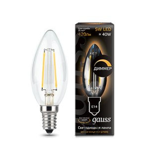 Серия / Коллекция «Filament Candle dimmable» от Gauss™