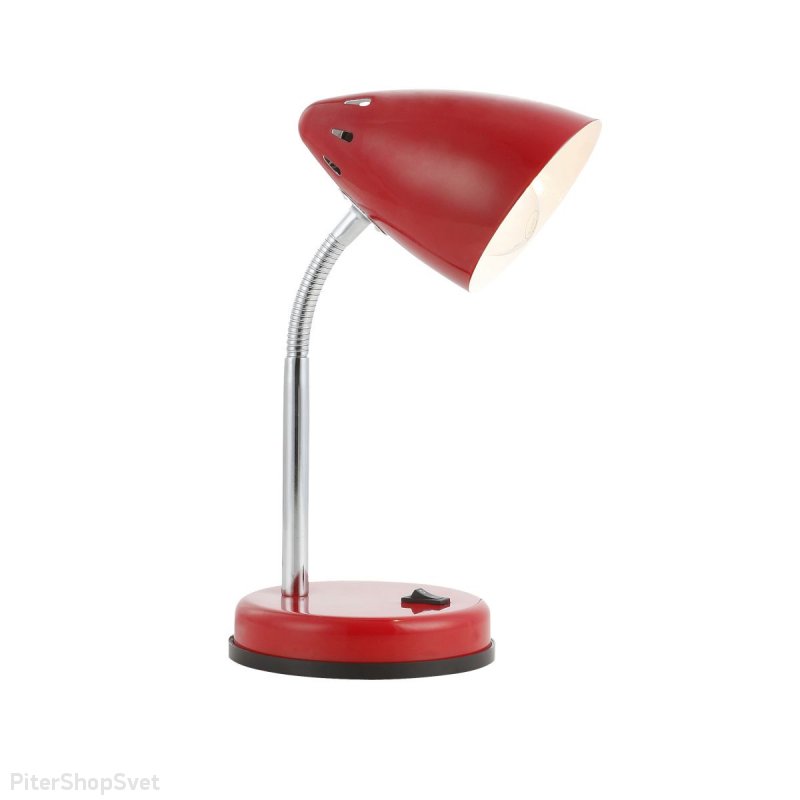 Красная настольная лампа «Mono» 24850